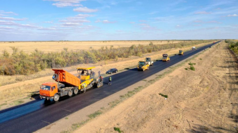 Завершился проект среднего ремонта автомобильной дороги республиканского значения «Шымкент-граница РФ (на Самару)» 